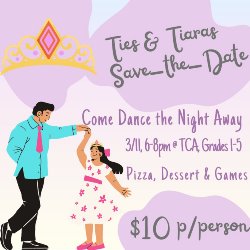 Ties & Tiaras Save-the-Date